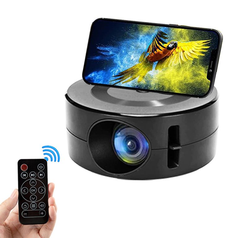 Mini Proyector Inteligente YT200 Cine en Casa Portátil-Negro