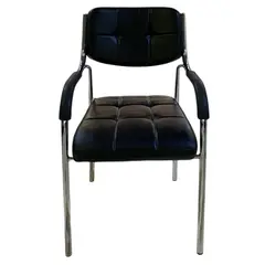 TEMEL - Silla Fija IM-SOFT II Silla de visita color negro