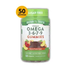 NATURE'S TRUTH - OMEGA 3, 6, 7, 9 - 50 GOMITAS VEGANAS