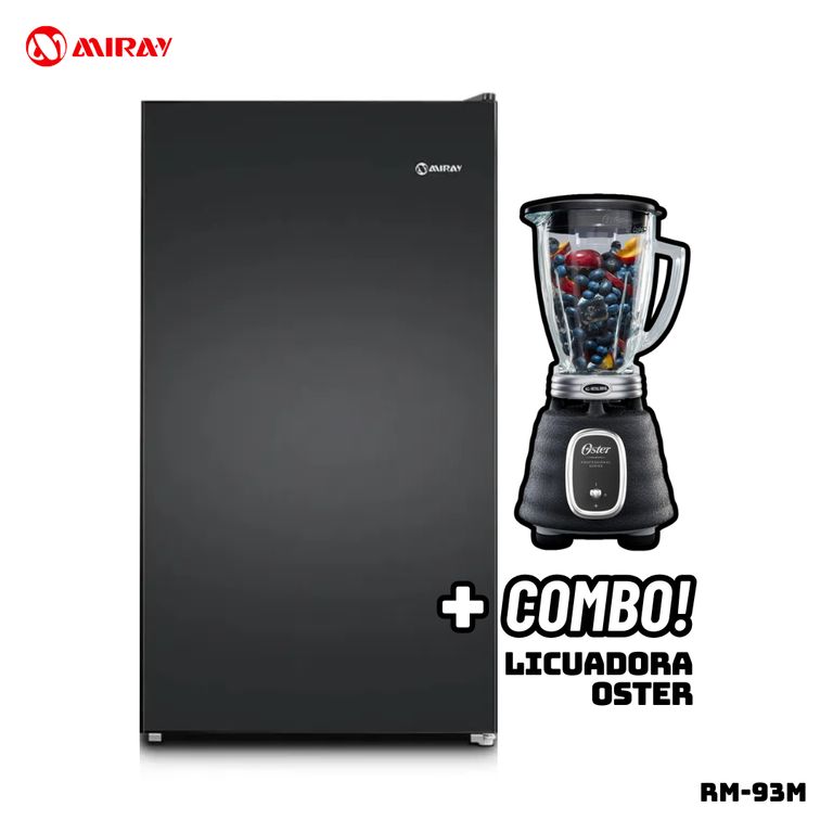 FRIGOBAR 93 L NEGRO - RM-94M + LICUADORA OSTER PRO BLSTBPST