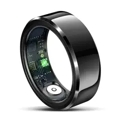 GENERICO - Smart Ring Anillo Inteligente de Salud y Deporte Talla #9 Color Negro