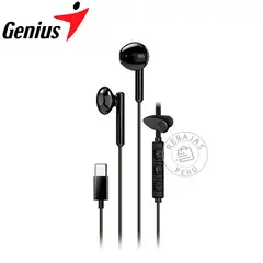GENIUS - Auriculares HS-M366 In-Ear USB-C con Micrófono y Clip 360°