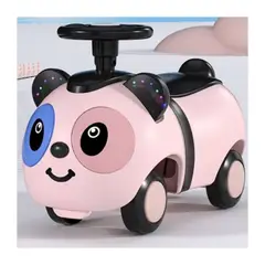 GENERICO - Triciclo Buggy Correpasillos Para Niños Infantil Música Luz Osito Rosado