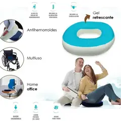 GENERICO - Cojín Picarón Viscoelastico con Gel Dolor Hemorroides