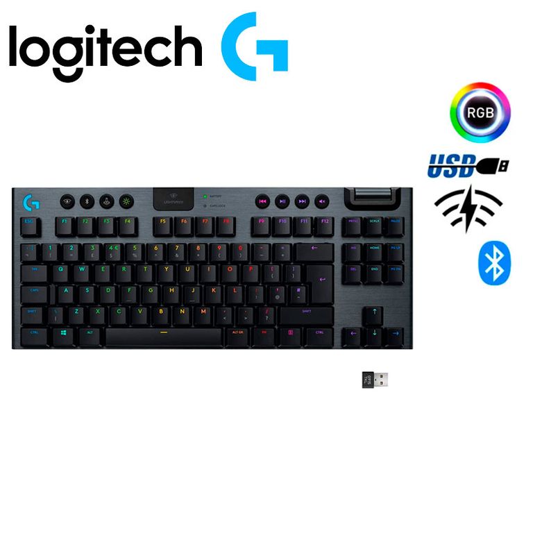 Teclado G915 X TKL Lightspeed Wireless BLACK