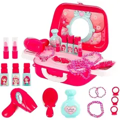GENERICO - Cartera tocador de belleza 2 en 1 Lonchera Juguete