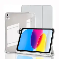 GENERICO - Funda Case Smart para iPad A16 11va 10ma Generación - Gris