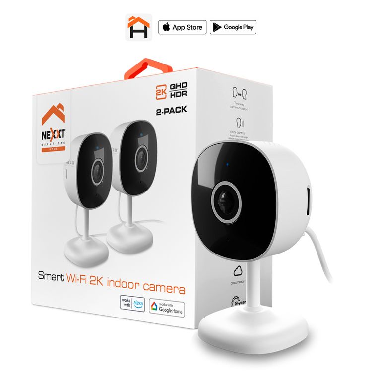 SMART CAMERA NEXXT PARA INTERIOR WIFI 2K NHC-I710 2PACK