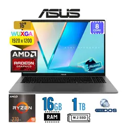 ASUS - Laptop ASUS,M3607HA-RP066 ,AMD RYZEN 9 270, Ram 16GB, SSD 1TB, 16" WUXGA , (90NB16F1-M00410)