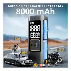 OEM - Arrancador Auto 5 En 1 + Inflador De Llantas + Power Bank