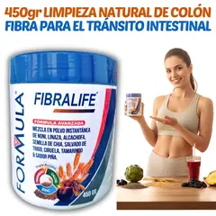 GENERICO - FIBRA NATURAL EN POLVO - SUPLEMENTO LIMPIEZA DIGESTIVO NATURAL 450 GR FIBRALIFE