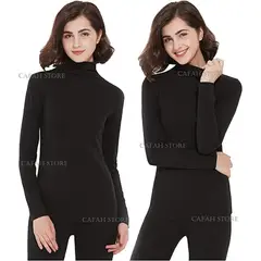 GENERICO - POLO MUJER CALENTADOR TERMICO CUELLO ALTO CEÑIDO MICROPOLAR VIAJE MINA