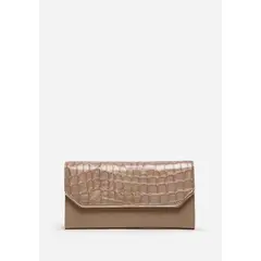 RENZO COSTA - BILLETERA CROCO LUXE CLUTCH