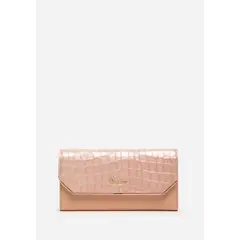 RENZO COSTA - BILLETERA CROCO LUXE CLUTCH