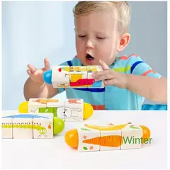 GENERICO - Mi primer rompecabezas de madera para niños - Modelo Aleatorio