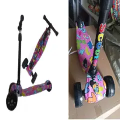 GENERICO - Scooter Grafity - Patineta Con Luz Led Para Niños Y Niñas