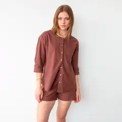 EVANIC - CAMISA CUELLO NERU MANGA LARGA
