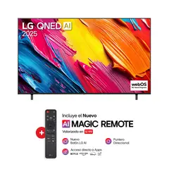 LG - TELEVISOR 50 QNED 4k Thinq Ai 50qned70asa 2025 Smart Tv