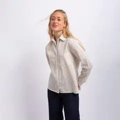 EVANIC - CAMISA RAYAS CON LINO ML