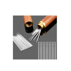 GENERICO - Set de 12 agujas ciegas en estuche 6 medidas