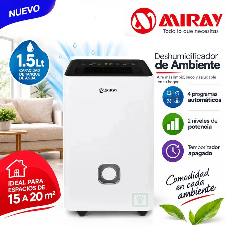 Deshumedecedor DM-125 1.5 L 15 a 20 m2