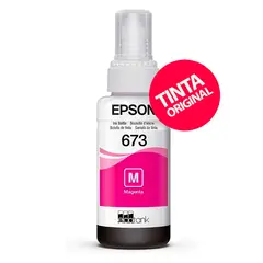 EPSON - Tinta 673 Magenta Original para EcoTank L805 / L850 / L1800