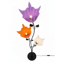 GENERICO - Lampara Moderna Vintage Decorativa Multicolor Floral