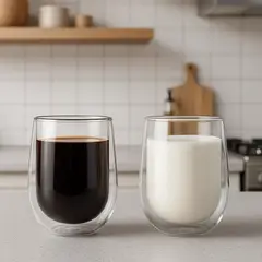 GENERICO - SET 6 VASOS DOBLE FONDO 350ML