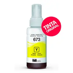 EPSON - Tinta 673 Amarillo Original para EcoTank L805 / L850 / L1800