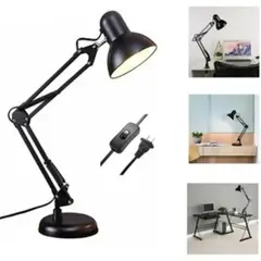 SEISA - Lámpara de Escritorio Plegable Doble Base