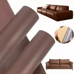 GENERICO - Pack 2 Parche De Reparación De Cuero sintetico adhesivo Para Mueble