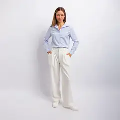 EVANIC - CAMISA ENTALLADA NUA MANGA LARGA