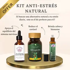 HERBALS AND HEALTH - Ashwagandha + Extracto de Ganoderma + Roll On KIT ANTIESTRÉS
