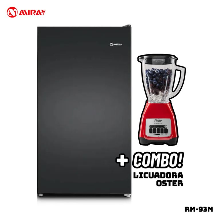 FRIGOBAR 93 L NEGRO - RM-94M + LICUADORA OSTER BLSTKAGRPB