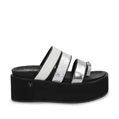 Gotta - Sandalia Plataforma Blanca Mujer 15662