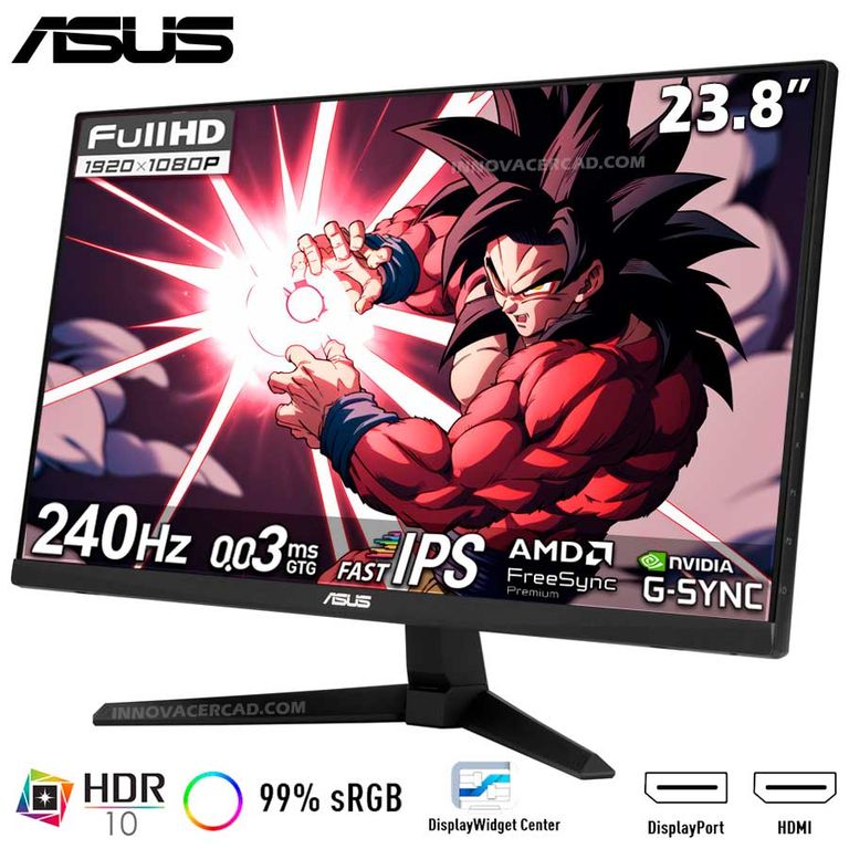 MONITOR Tuf Gaming VG249QM5A 24 Fast IPS FHD 240Hz 03ms G-Sync FreeSync Premium