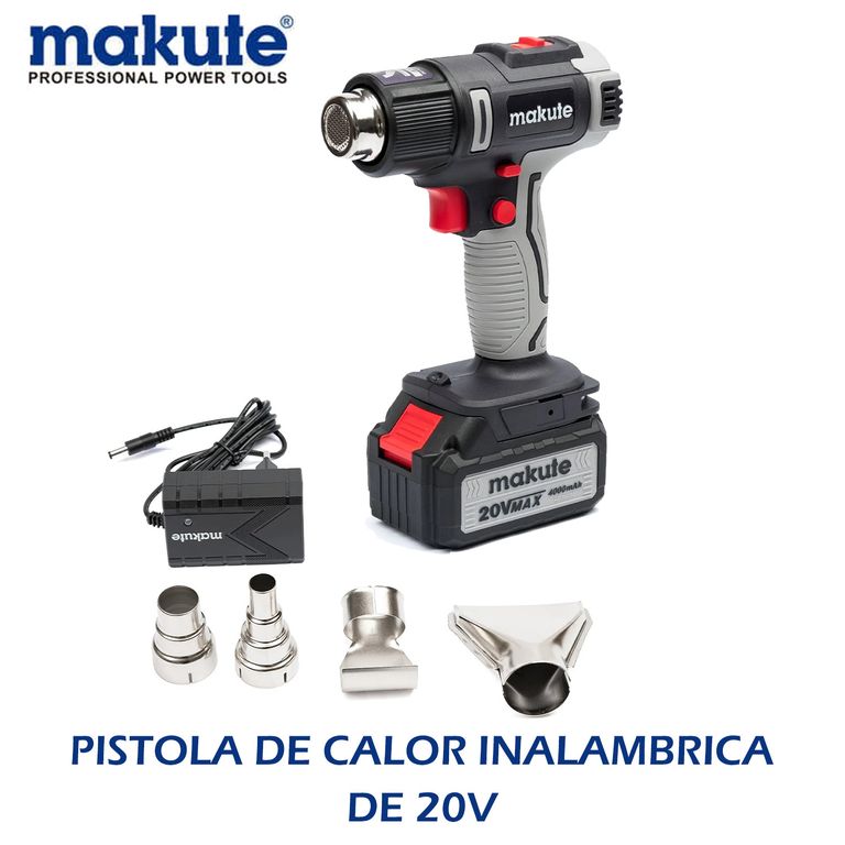 PISTOLA DE CALOR INALAMBRICA DE 20V