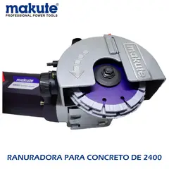 MAKUTE - RANURADORA PARA CONCRETO DE 2400 WATTS (TRAE 5 DISCOS) –