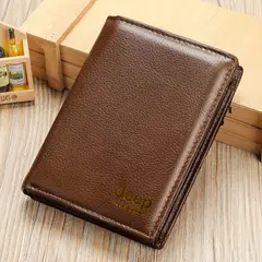 GENERICO - Billetera J-Kavis de Cuero Vacuno 1153 De 3 Cuerpos