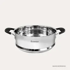 FINEZZA - Vaporera de acero inoxidable FF-009-VP