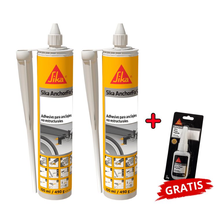 Pack 2 unides de Adhesivo Epóxico para Anclajes Anchorfix 2 x 300ml