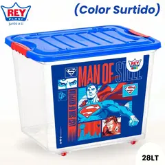 REYPLAST - Caja Movil Suprema # 40 Wb Superman (Color Surtido).