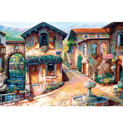 COBBLE HILL - Fuente en la Plaza - Rompecabezas - 1000Pzs