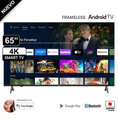 JVC - Televisor LED 65 " Ultra HD Android TV LT-65KB557