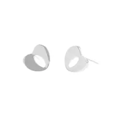 BALIQ - Aretes Corazon de Plata 925