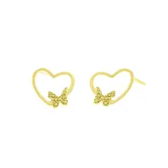 BALIQ - Aretes Mariposa Cora Plata 925