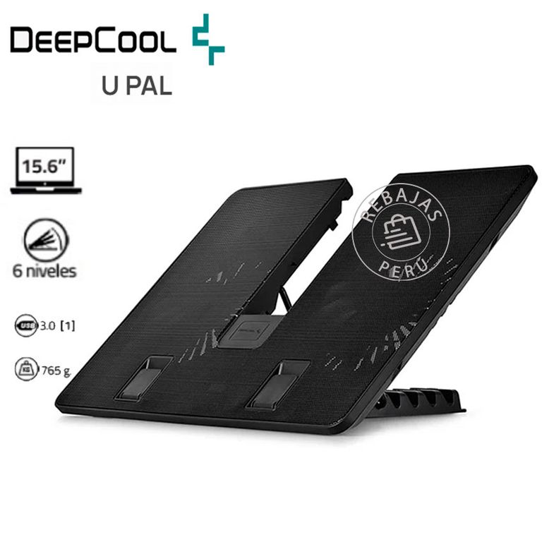 Refrigerador para Laptop U PAL con Doble Ventilador de 140 mm