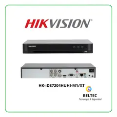 HIKVISION - DVR 4CH ACUSENSE 5MP HDMI 1HDD PN HK-IDS7204HUHI-M1XT