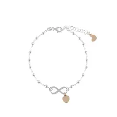 BALIQ - Pulsera de Plata 925 Mosa Pink