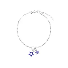 BALIQ - Pulsera Stars Niña Plata 925
